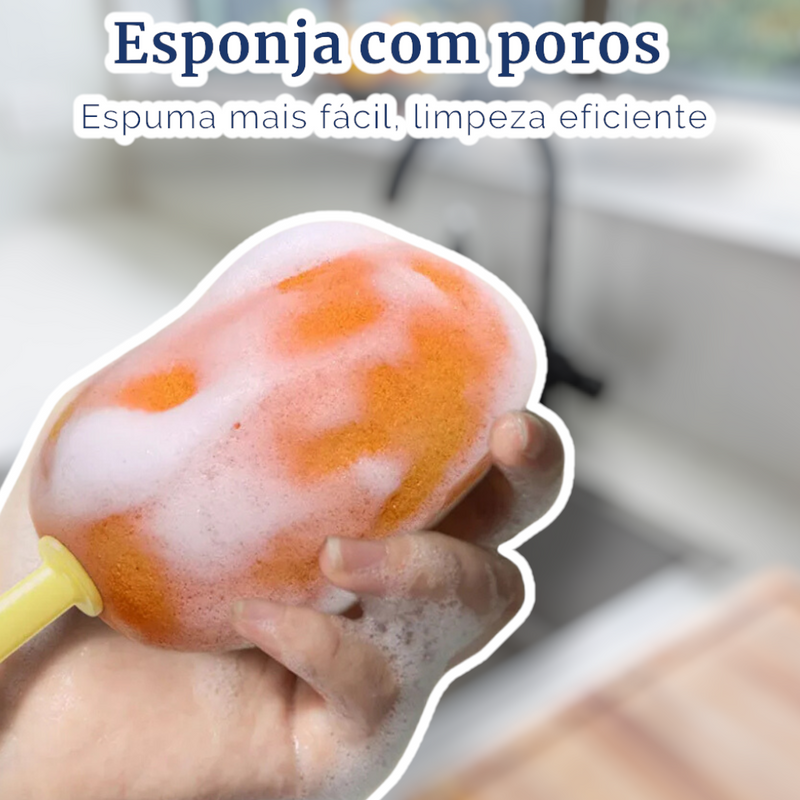 LimpTudo: Escova 3 em 1 para cozinha